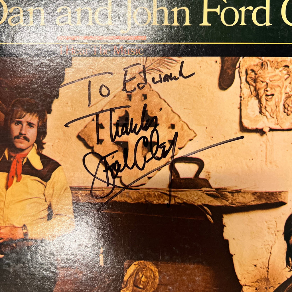 John Ford Coley Signed I Hear The Music Framed Vinyl PSA Album Auth