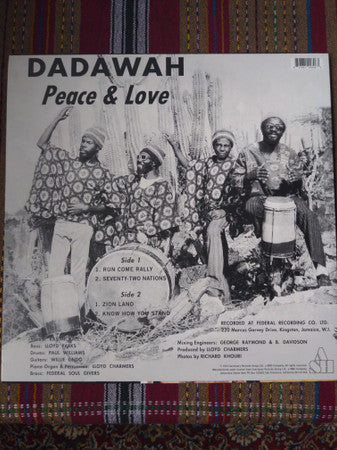 Dadawah - Peace And Love - Wadadasow | Mint (M) Mint (M)