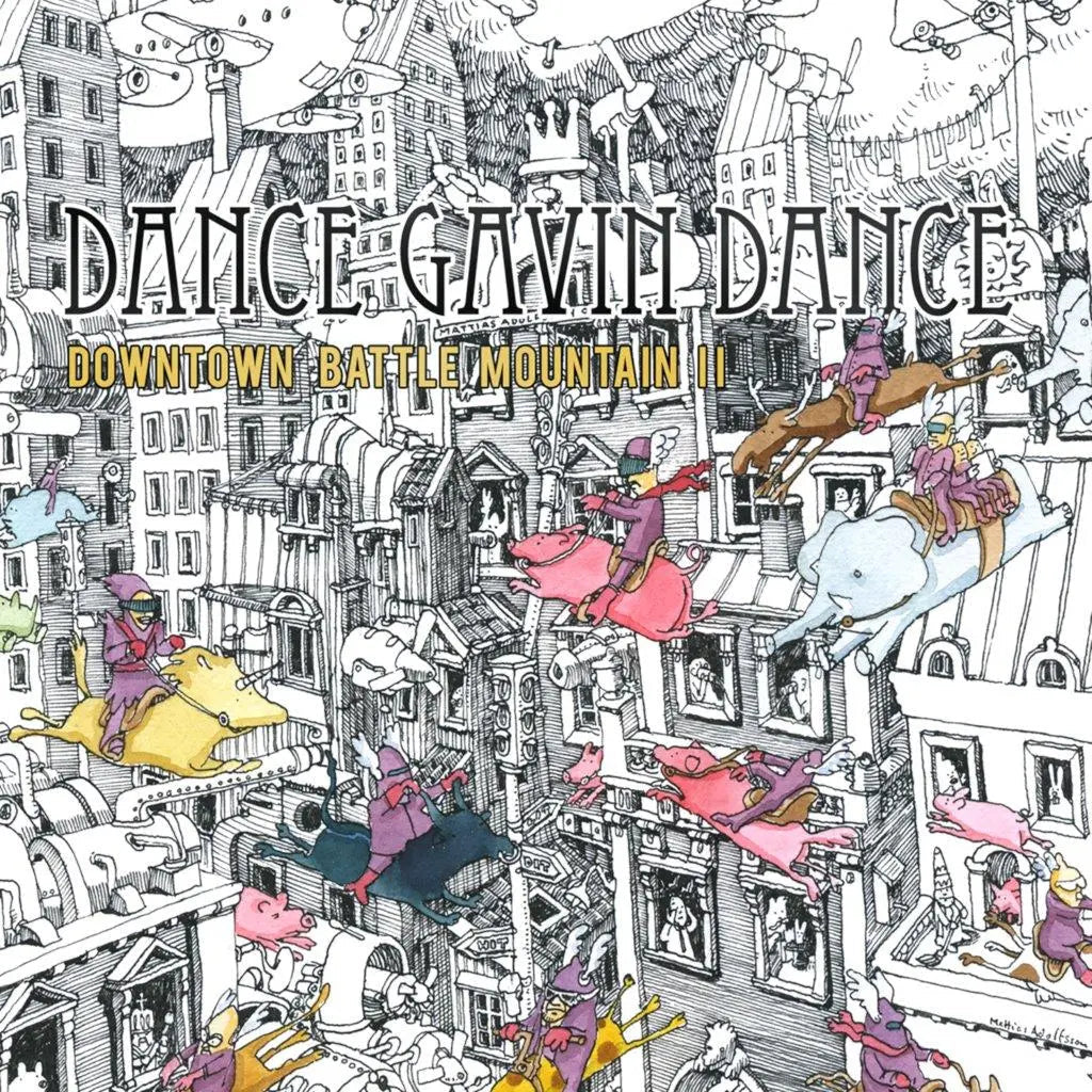 Dance Gavin Dance - Downtown Battle Mountain Ii (15Th Anniversary) [Light Blue Glitter LP] [Vinyl] Vinyl Record