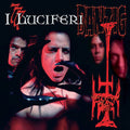 777: I Luciferi - Black/ white/ red Split Splatter (Vinyl) Vinyl Record