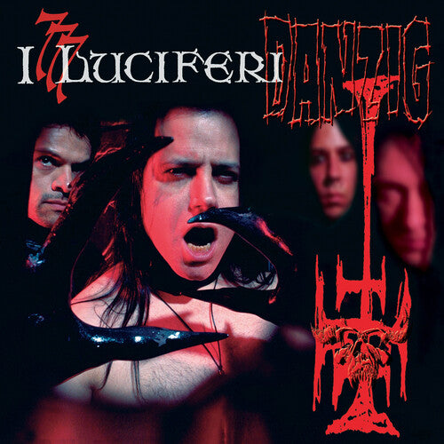777: I Luciferi - Black/ white/ red Split Splatter (Vinyl) Vinyl Record