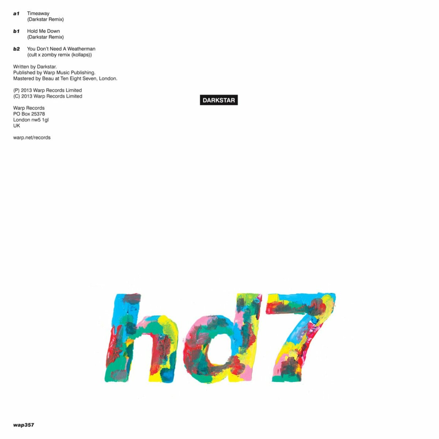 HD7 Vinyl Record