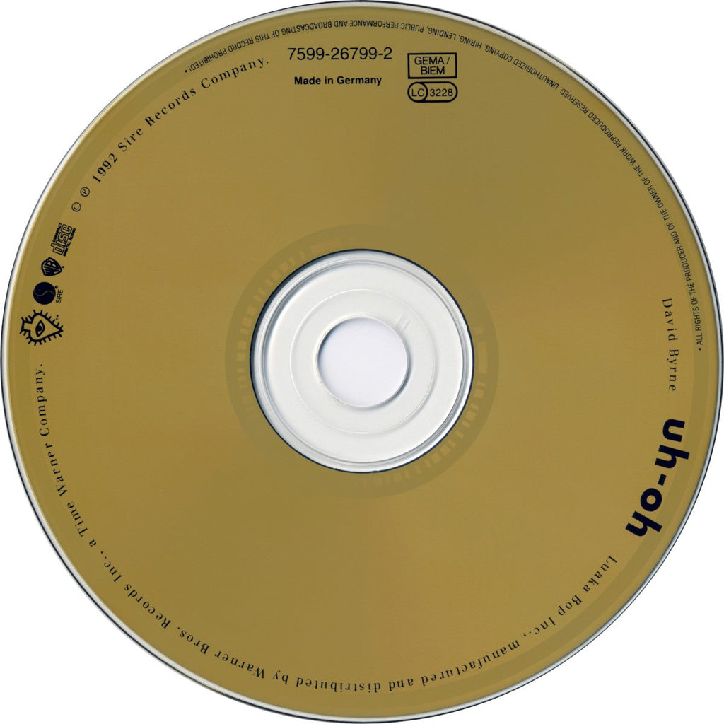 David Byrne – Uh-Oh Music CD