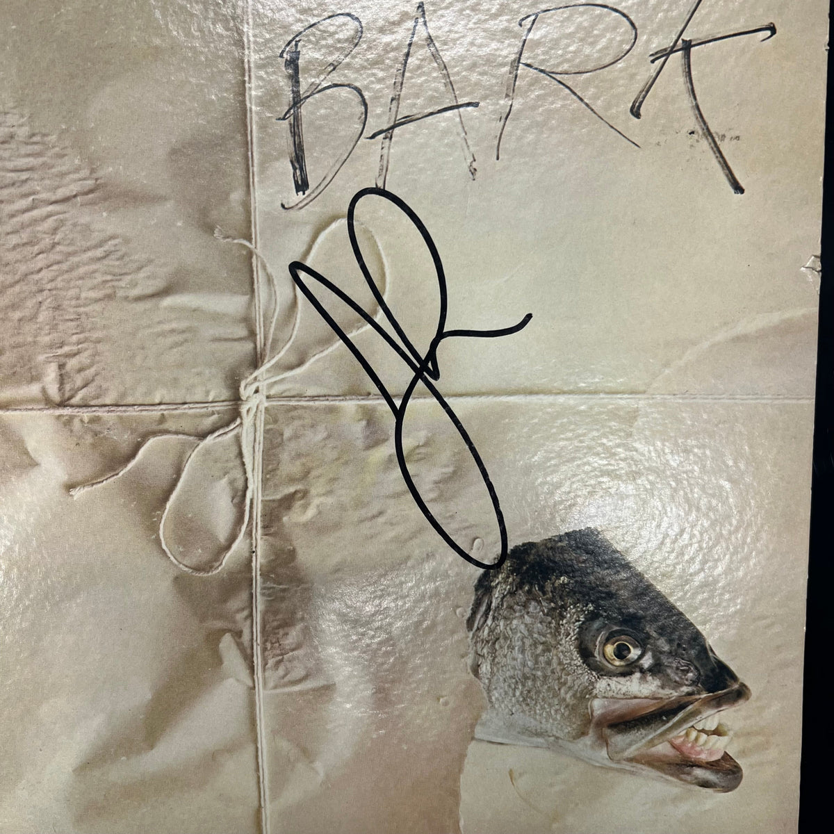 Jorma Kaukonen Signed Bark Custom Framed Vinyl Album PSA Autographed