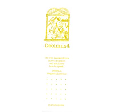 DECIMUS - Decimus 4 Vinyl Record