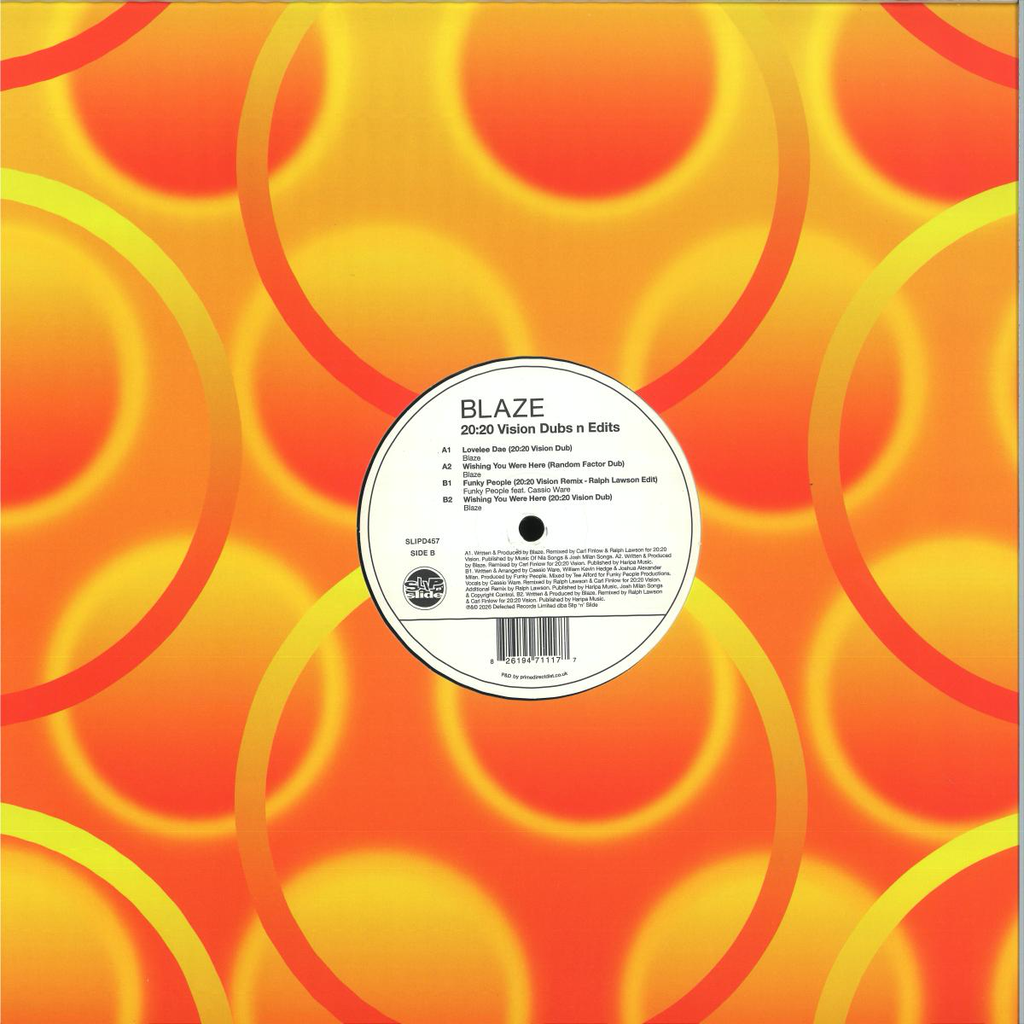 Blaze - (PRESALE) 20:20 Vision Dubs n Edits (VINYL) | Mint (M) Mint (M)