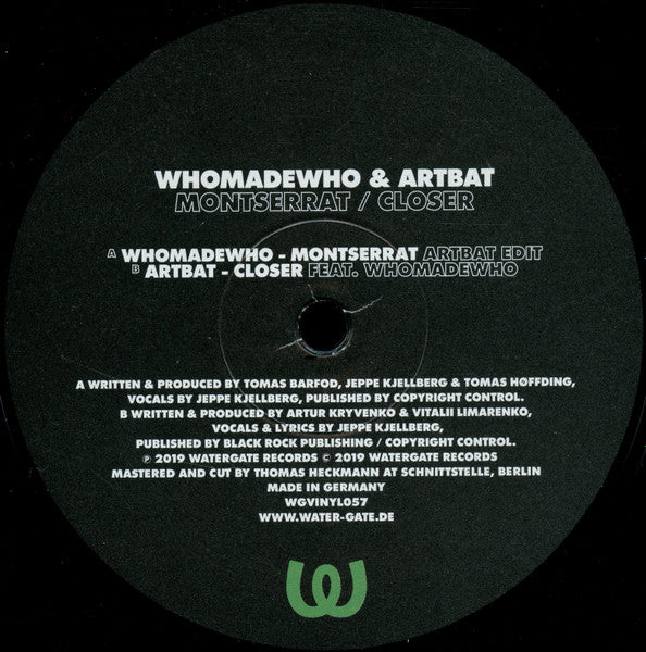 Montserrat / Closer (VINYL 12") | Mint (M) Mint (M)