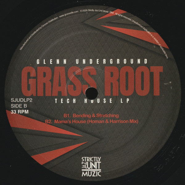 Glenn Underground - Grass Root - Tech House LP (2xVINYL) | Mint (M) Mint (M)