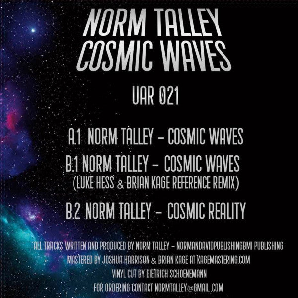 Norm Talley - Cosmic Waves (12" VINYL) | Mint (M) Mint (M)
