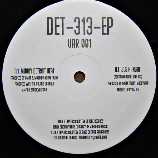 Norm Talley - Det-313-EP (12" VINYL) | Mint (M) Mint (M)