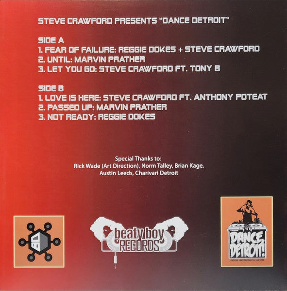 Steve Crawford (8) - Dance Detroit (12" VINYL) | Mint (M) Mint (M)