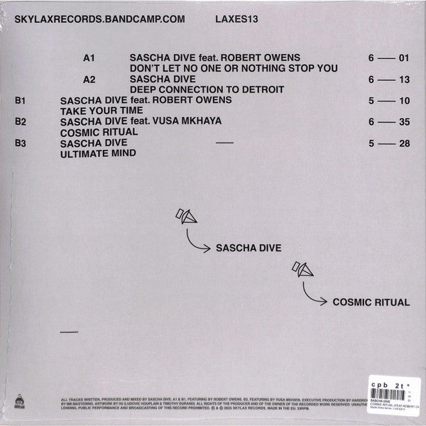 Sascha Dive - Cosmic Ritual (VINYL) |