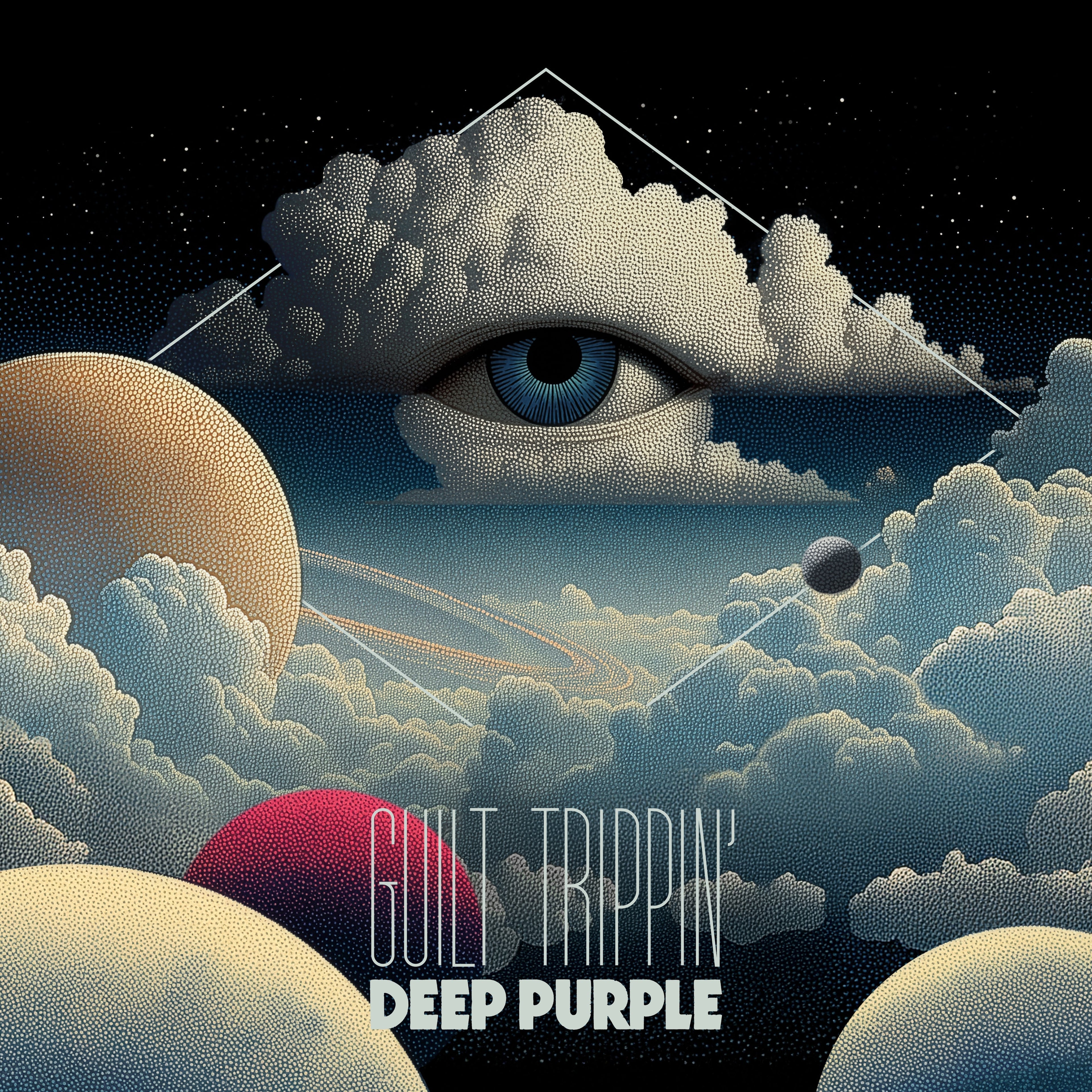 PRE-ORDER Deep Purple - Guilt Trippin' (Limited) (Silver/Blue Splatter 12" Maxi Single) Vinyl Record