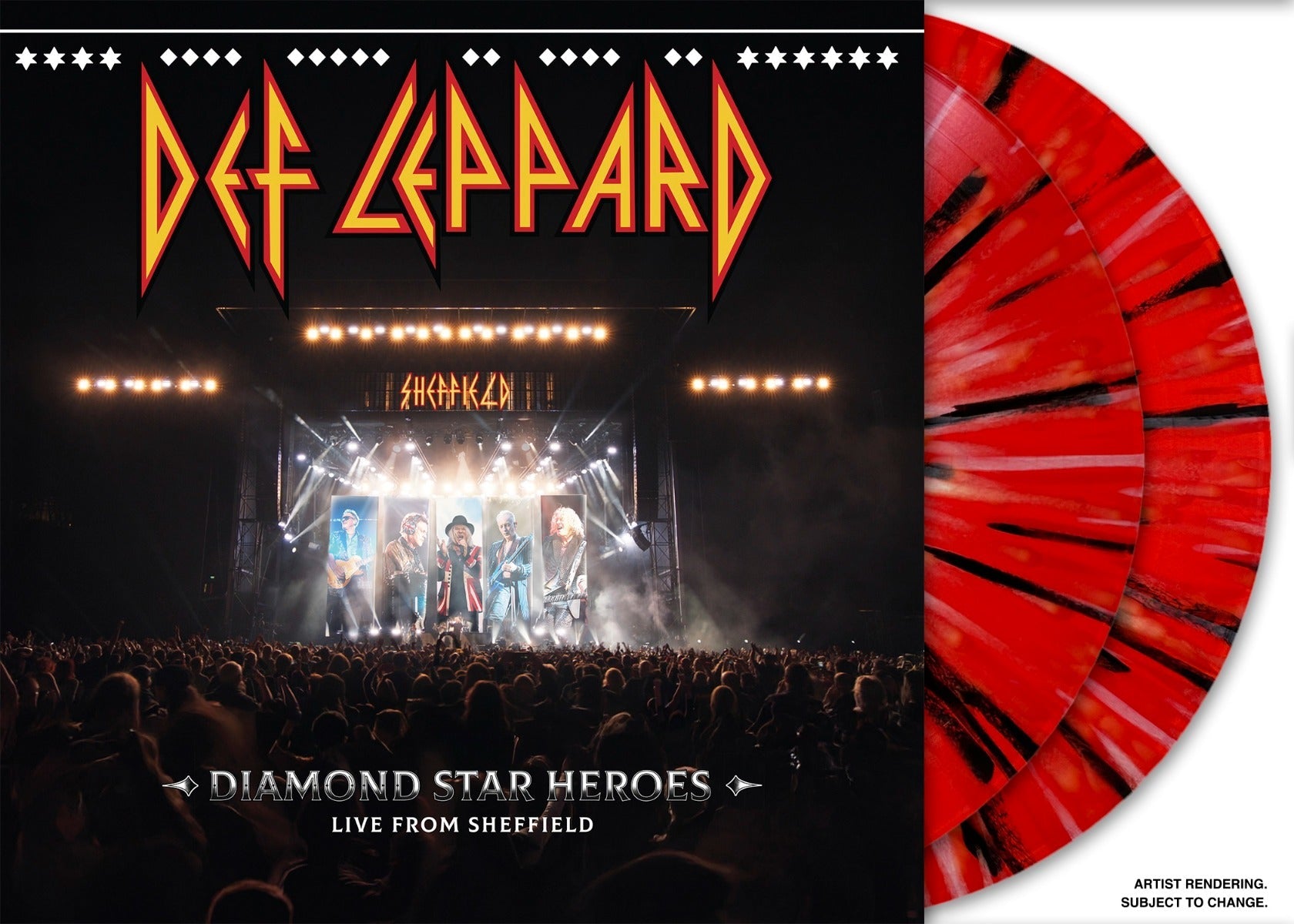 Diamond Star Heroes: Live From Sheffield (Half-Speed Master 180G Multicolor Splatter 2xVINYL) | Mint (M) Mint (M)