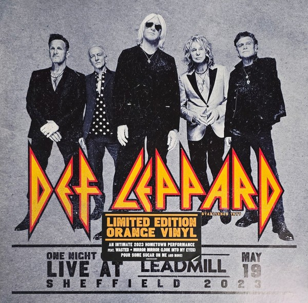 Def Leppard - One Night Only: Live At The Leadmill 2023 (Limited Edition, Orange Colored Vinyl) (2 Lp's) Vinyl Record