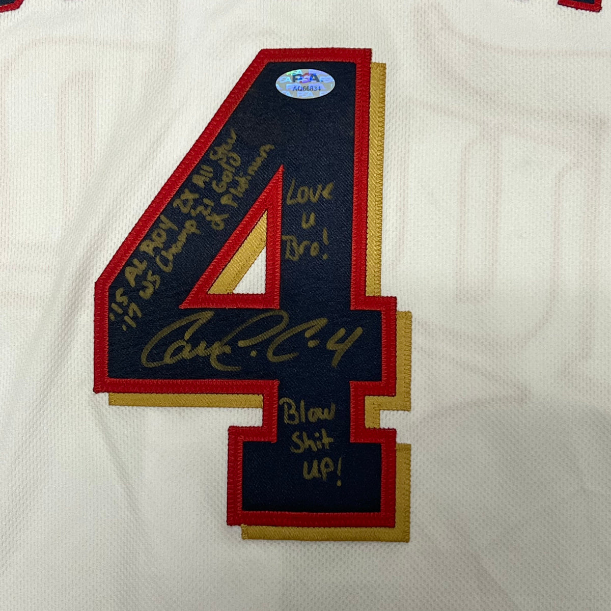 Carlos Correa Signed Jersey PSA Minnesota Twins Autographed