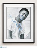 YK Osiris Signed 8x10 Custom Framed Photo PSA Autographed