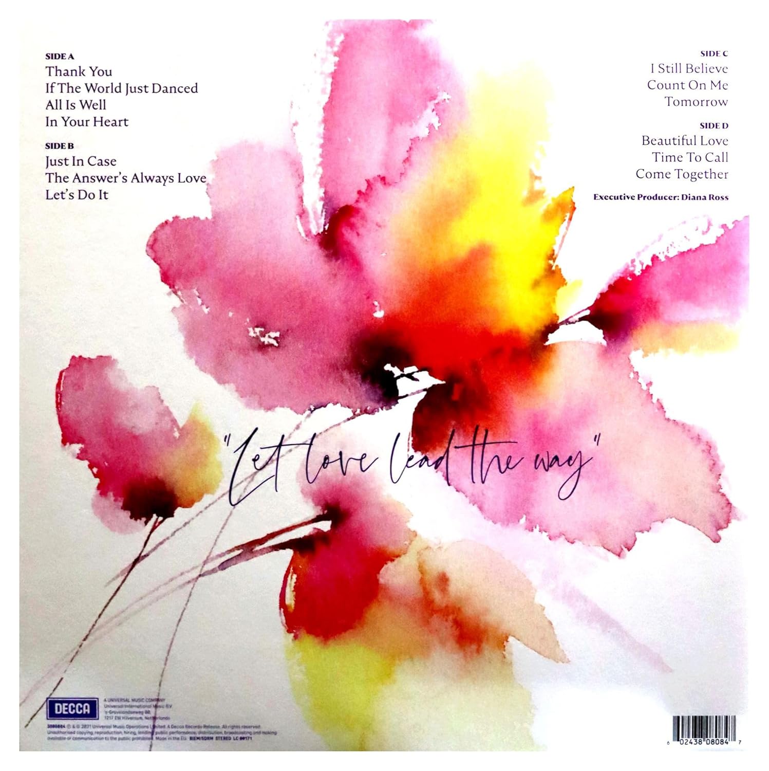 Diana Ross - Thank You (Limited Edition, Marbled Rosa Colored Vinyl) (2 Lp's) |
