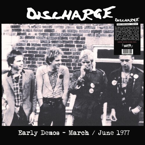Discharge Early Demos: March / June 1977 (Limited Edition, Red Vinyl) Vinyl Record