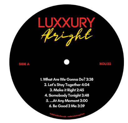 Alright (RED VINYL) | Mint (M) Mint (M)