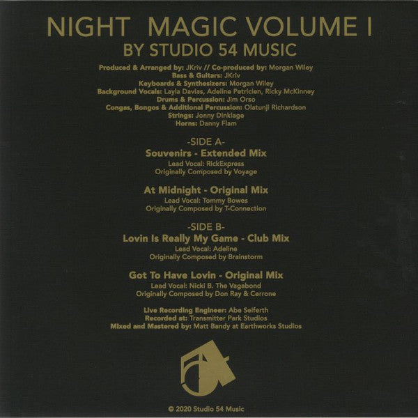 Night Magic Vol. I - The Disco Mixes 2020 (GOLD VINYL) | Mint (M) Mint (M)