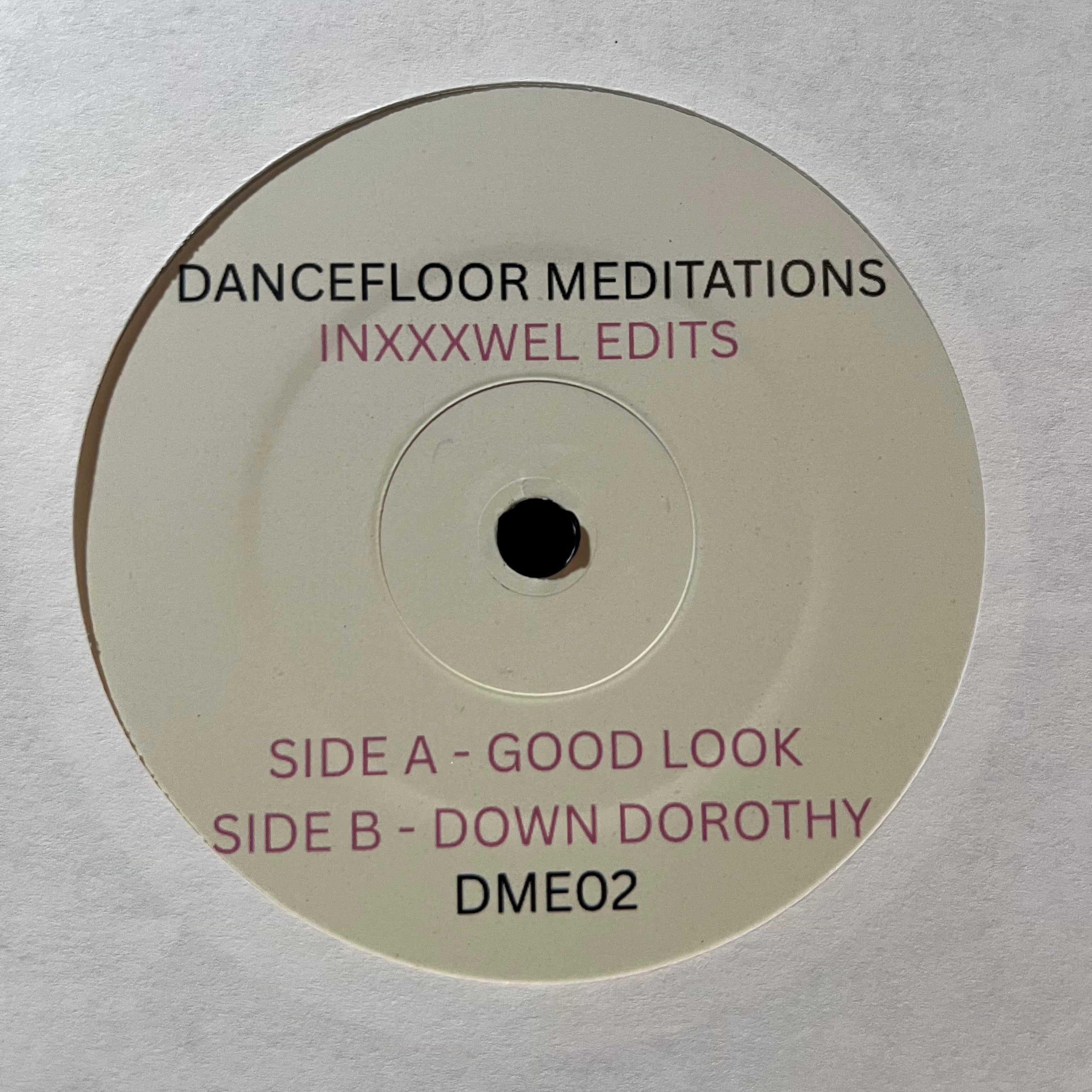 Inxxxwel Edits / Dancefloor Meditations - Good Luck / Down Dorothy (7" VINYL) | Mint (M) Generic