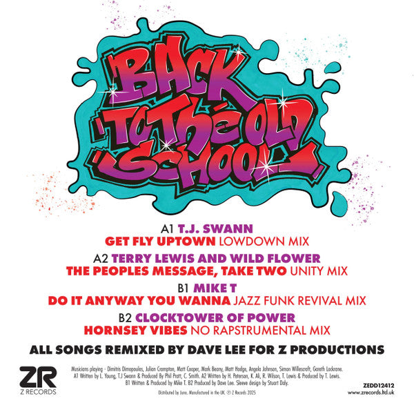 Various - Back To The Old School - The Return Of Disco Rap Part I (Dave Lee Mixes) (VINYL 12") |