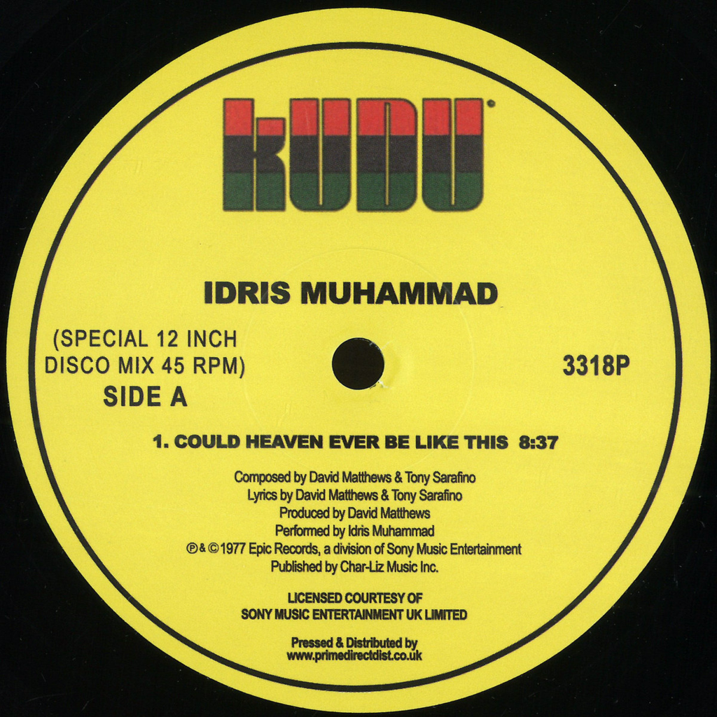 Idris Muhammad - (PRESALE) Could Heaven Ever Be Like This / Tasty Cakes & Turn This Mutha Out (VINYL) | Mint (M) Mint (M)