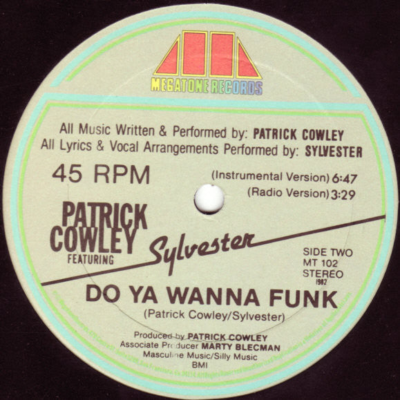 Patrick Cowley - Do Ya Wanna Funk | Near Mint (NM) Generic