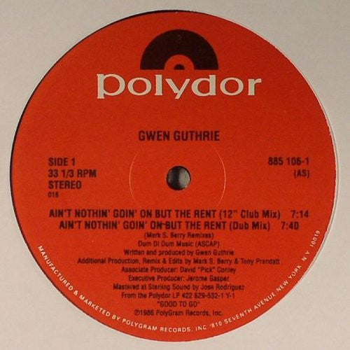Ain't Nothin' Goin' On But The Rent | Mint (M) Generic