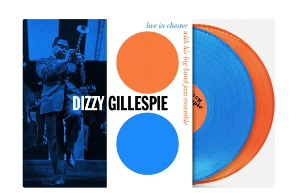 Dizzy Gillespie Live In Chester 1957 (Live In Chester 1957 (RSD Essential, Indie Exclusive, Orange & Blue Colored Vinyl) (2 Lp's) Vinyl Record