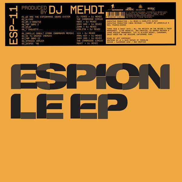 Espion Ep (Clear Vinyl) Vinyl Record