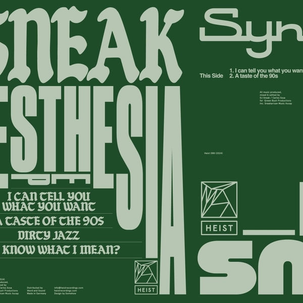 Synesthesia Ep Vinyl Record