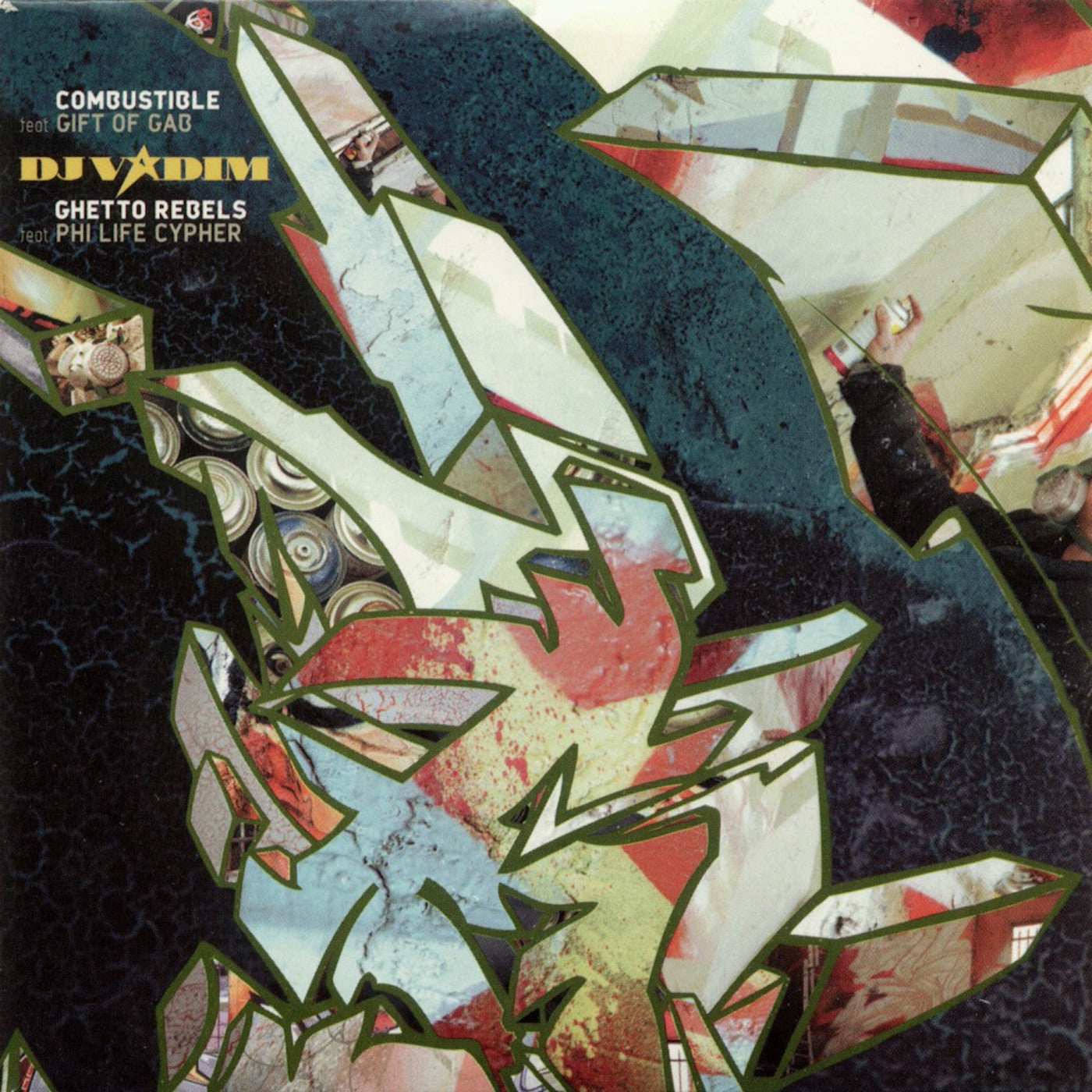 DJ Vadim - Combustible Ft. Gift Of Gab [Vinyl] Vinyl Record