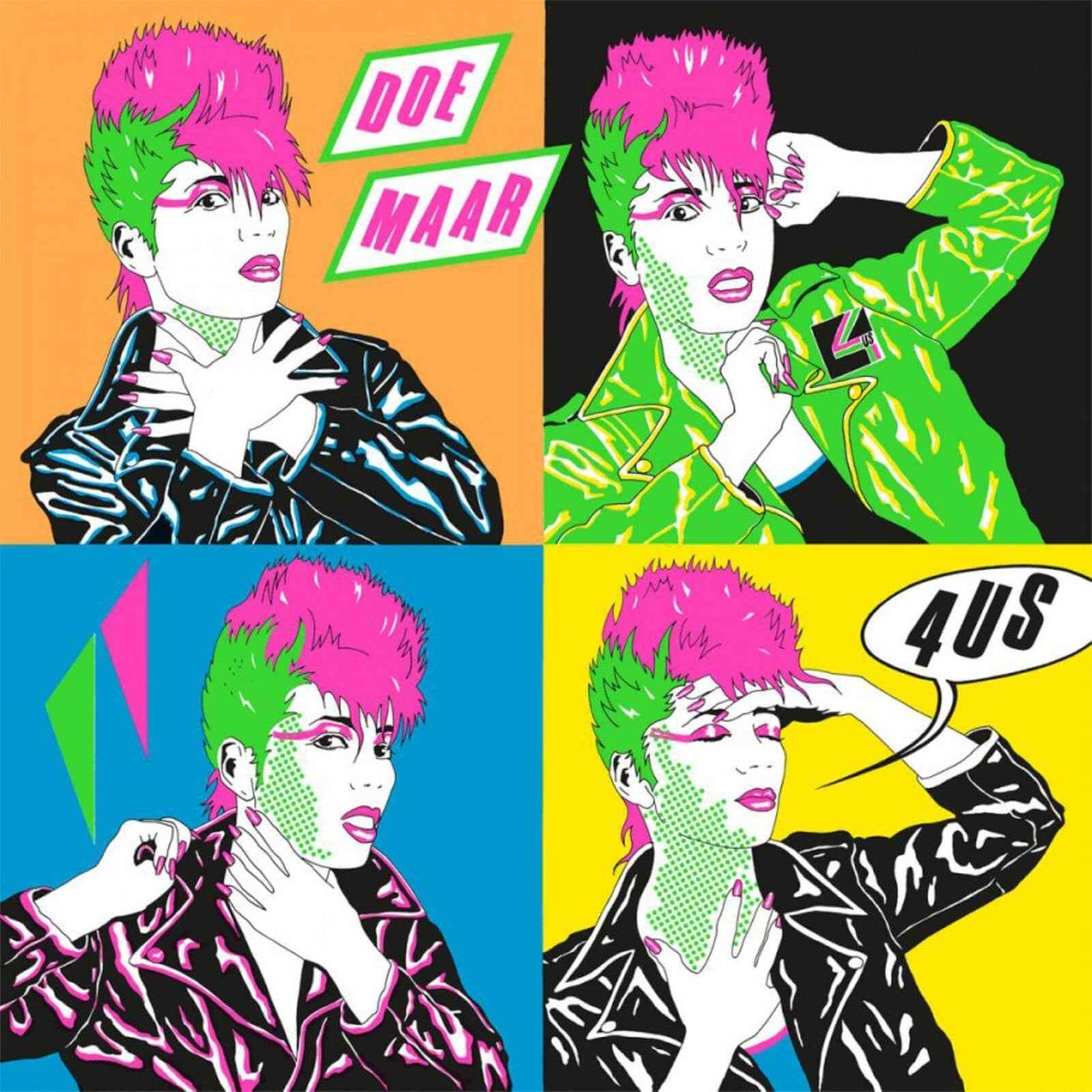 Doe Maar - 4Us (180G, Insert) [Black Vinyl] Vinyl Record