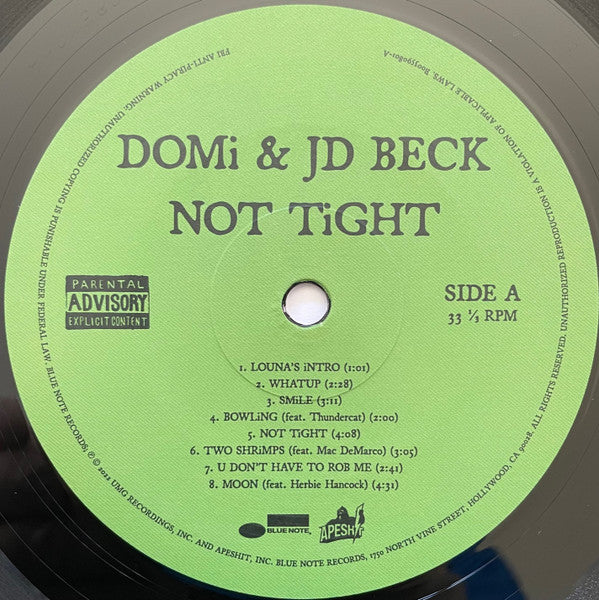Domi & JD Beck - Not Tight | Mint (M) Mint (M)
