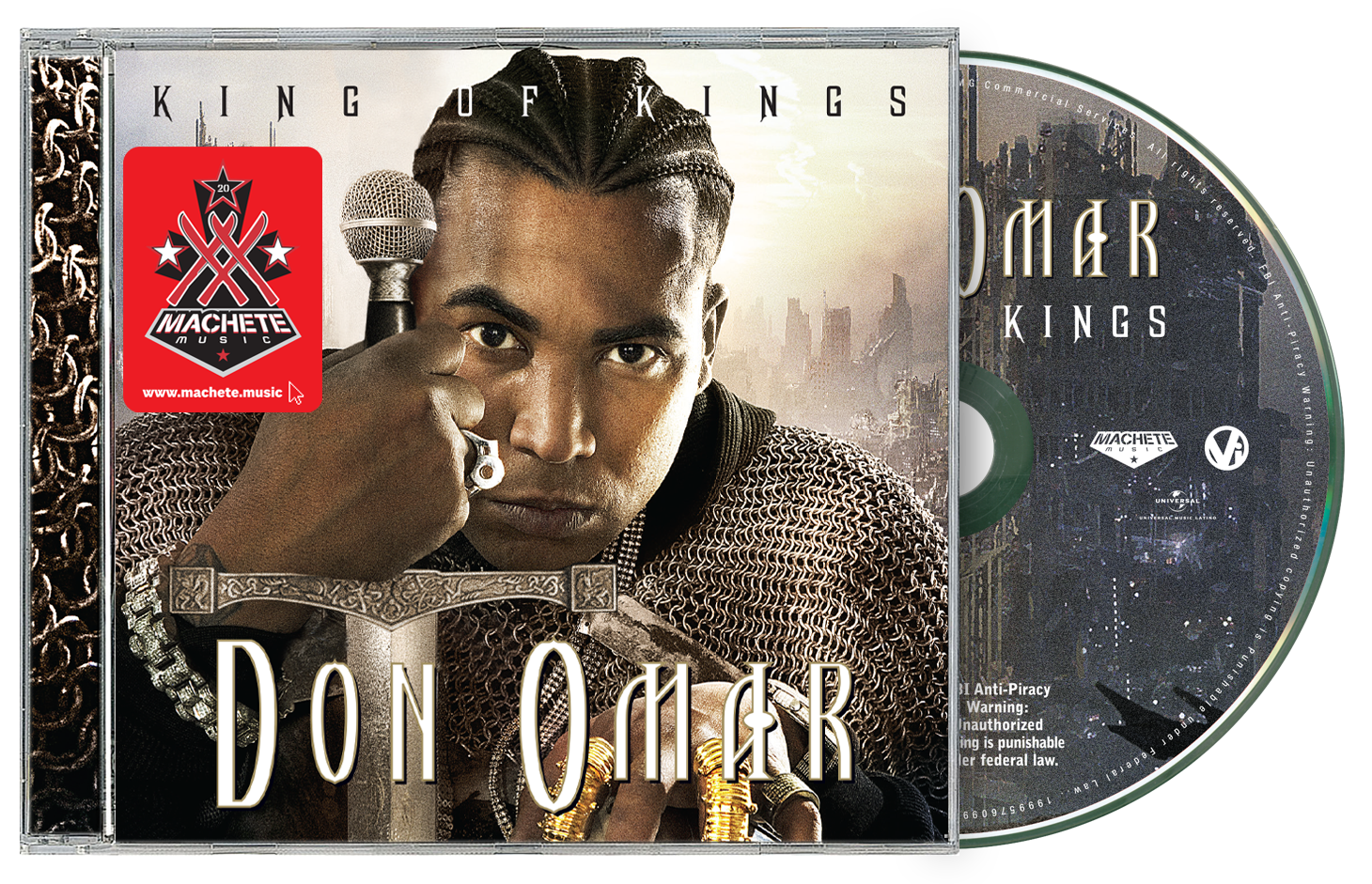 Don Omar - King Of Kings (Machete 20Th Anniversary) Music CD