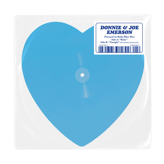Baby Blue Heart Shaped 7" |