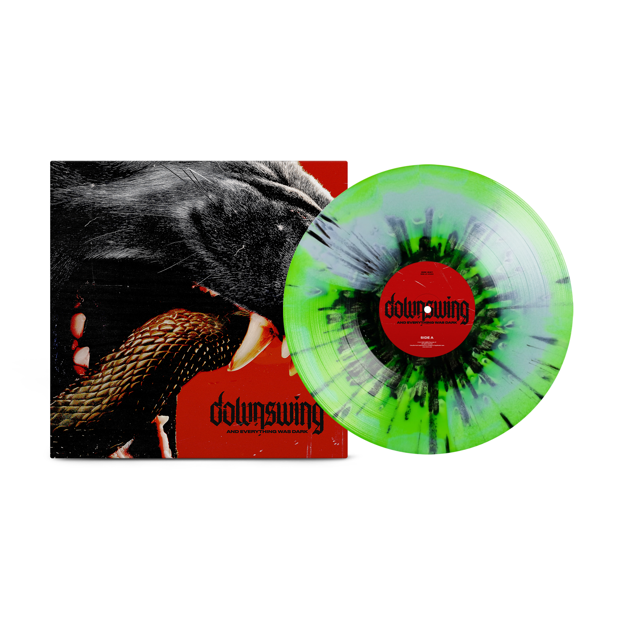 Downswing - And Everything Was Dark (Green/Black Splatter) Vinyl Record
