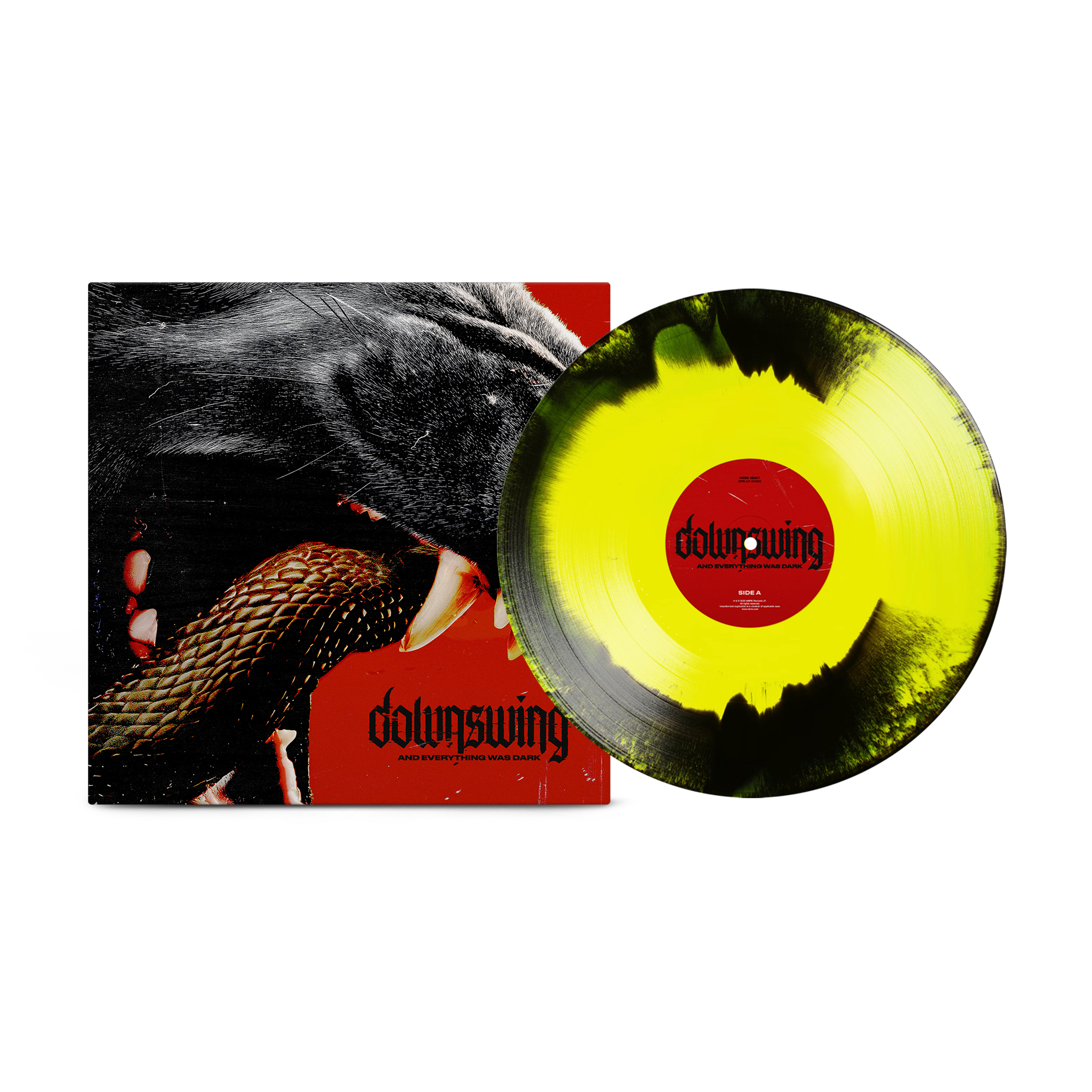 Downswing - And Everything Was Dark (Yellow Blend) Vinyl Record