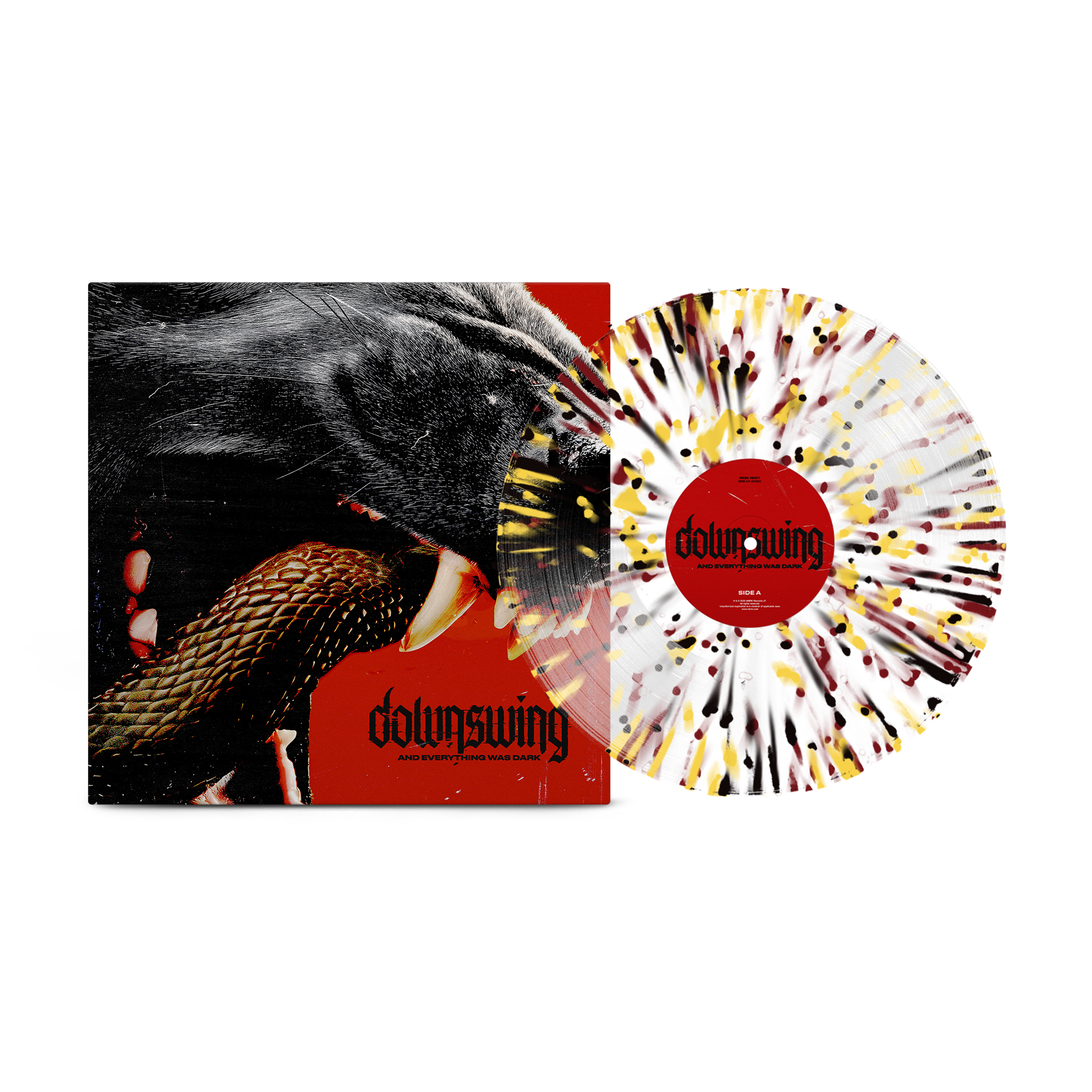 Downswing - And Everything Was Dark 3 Color Splatter Vinyl Record