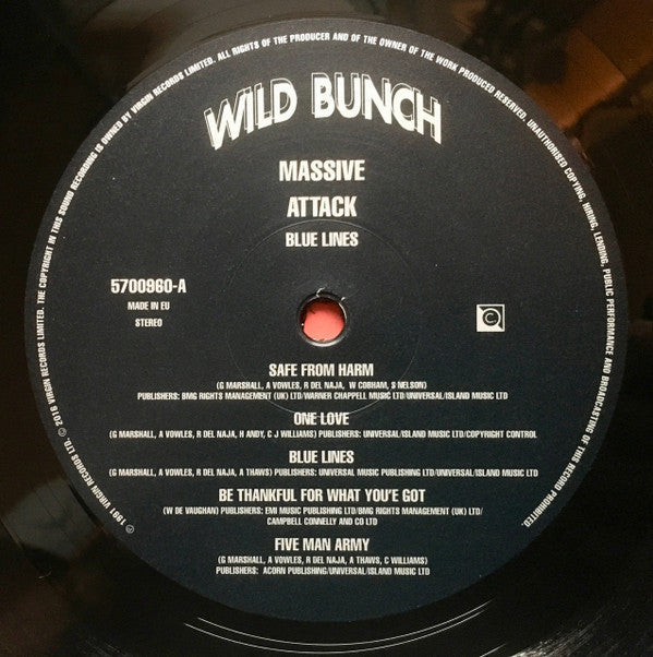 Massive Attack - Blue Lines (Vinyl) | Mint (M) Mint (M)