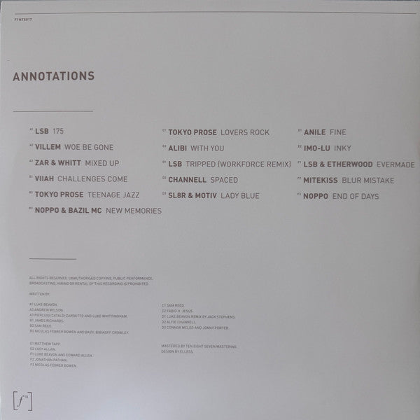 Annotations (3xVINYL) | Mint (M) Mint (M)
