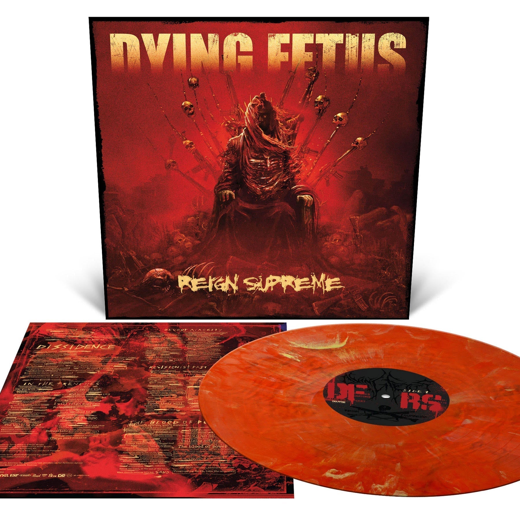Dying Fetus - Reign Supreme [Ruby Shimmer Vinyl] Vinyl Record