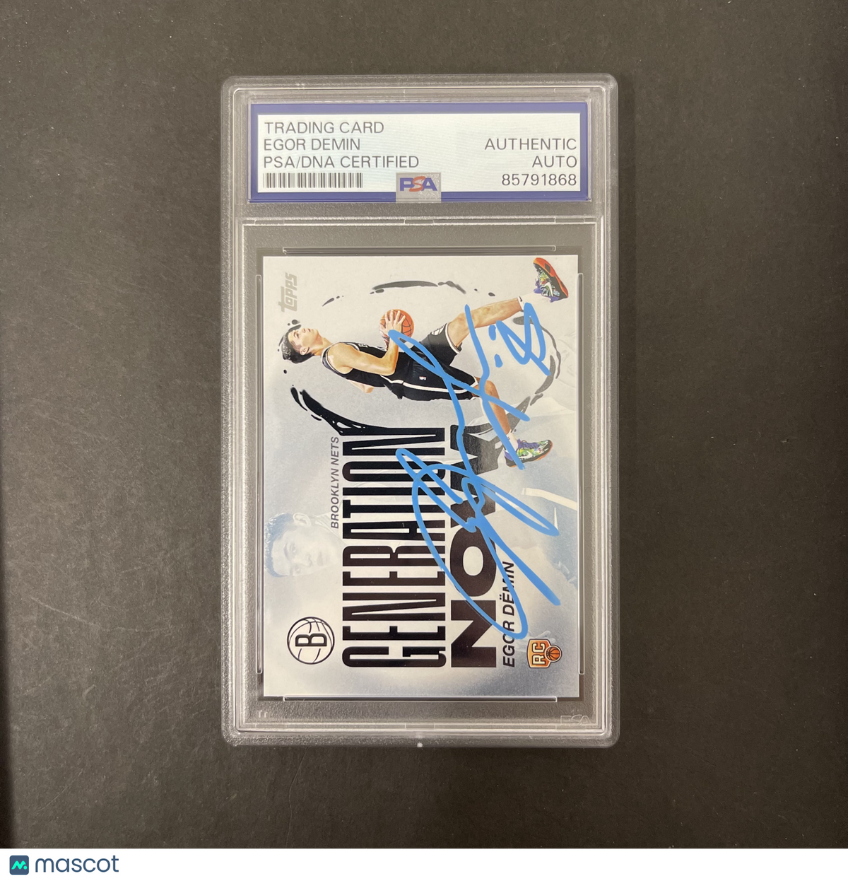2025 Topps Generation#GN-8 Egor Demin Signed Card PSA Autographed