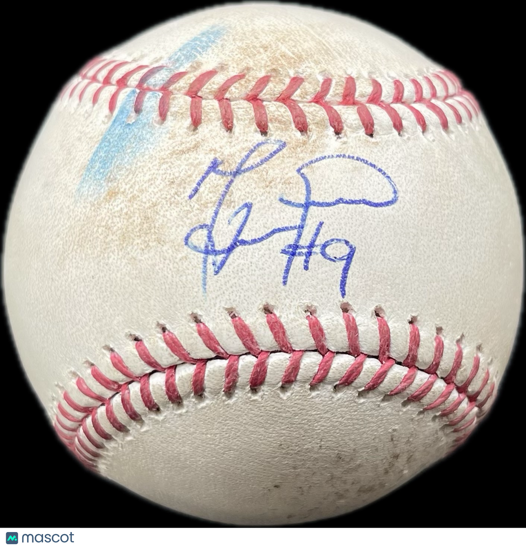 Manny Pina Signed MLB Baseball PSA