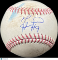 Manny Pina Signed MLB Baseball PSA