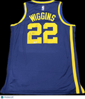 Andrew Wiggins Signed Jersey PSA Golden State Warriors Autographed
