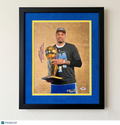Marreese Speights Golden State Warriors Signed 11x14 Custom Framed Photo PSA