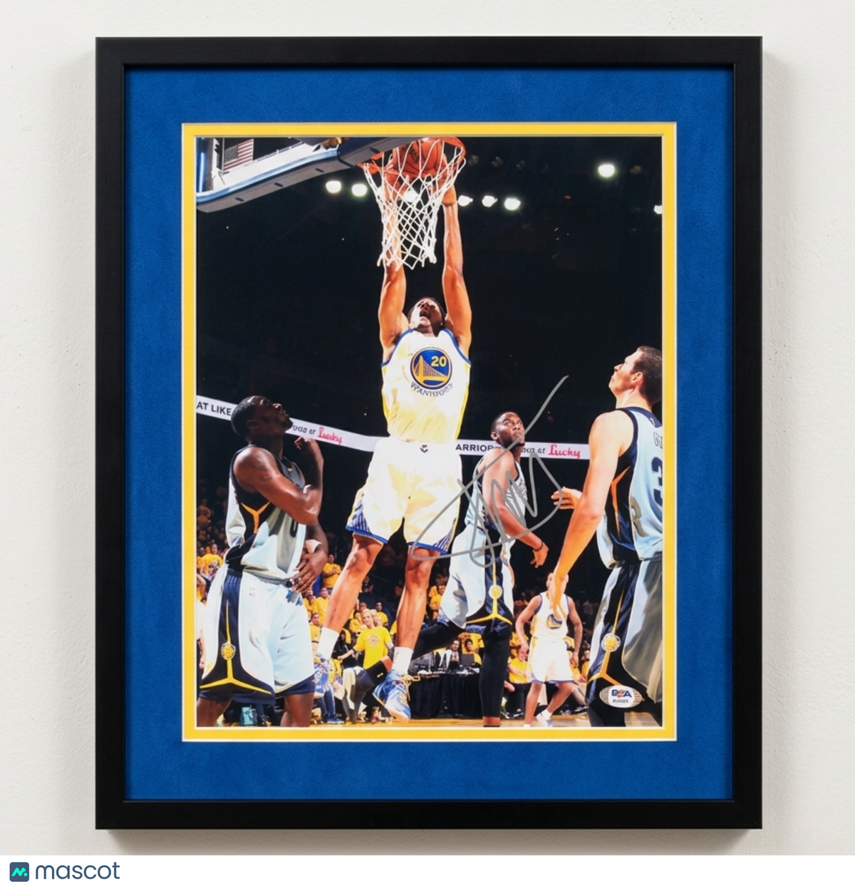 James Michael McAdoo Golden State Warriors Signed 11x14 Custom Framed Photo PSA